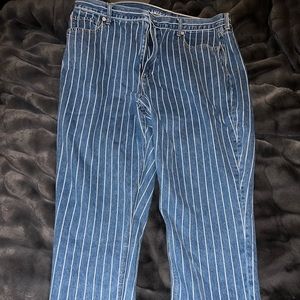 Striped jeans